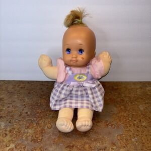 Vintage 80's Magic Nursery Baby Doll Mattel 1989 Original Dress 13"